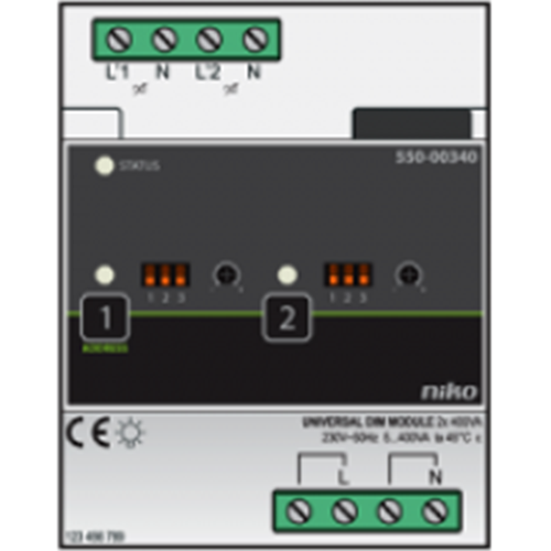 Niko Home Control  module de variation universel (2x400W)